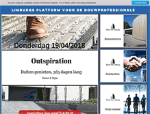 Tablet Screenshot of bouwinfolimburg.be